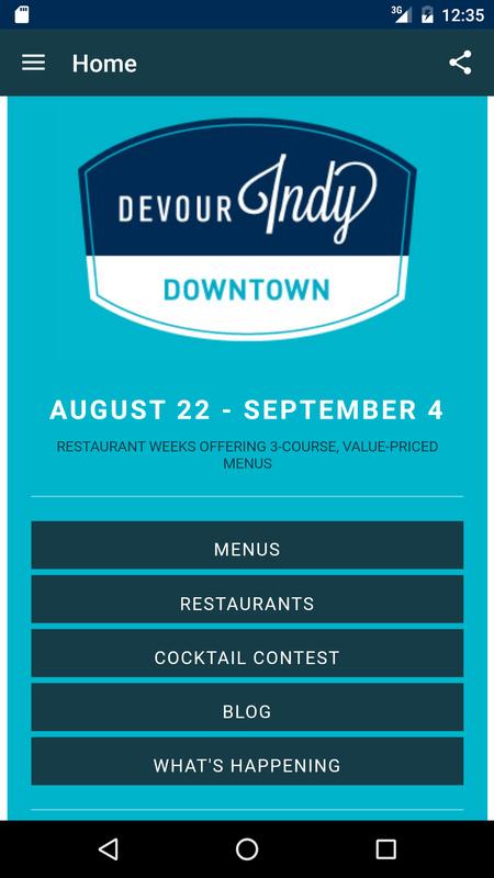 Emulate Android APK Devour Indy | Downtown